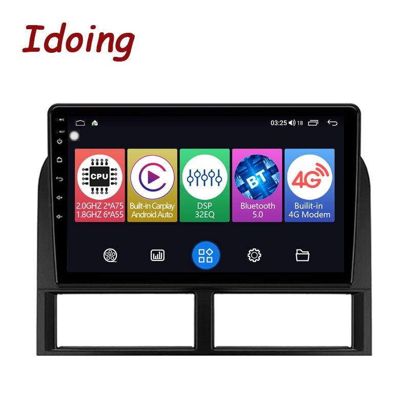 Idoing9&quot;Car Android Radio Multimedia Player For Jeep Grand Cherokee II WJ 1998-2004 Head Unit Plug And Play GPS Navigation Audio